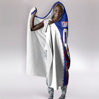 Personalized Haiti Football Eagle Champions Hooded Blanket Les Grenadiers Soccer Trophy 2026 Heritage Flag