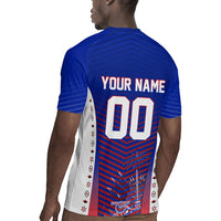 Personalized Haiti Football Eagle Champions Rugby Jersey Les Grenadiers Soccer Trophy 2026 Heritage Flag