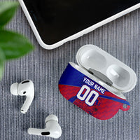 Personalized Haiti Soccer Les Grenadiers AirPods Case Championship Football 2026 Trophy Haitian Flag Map