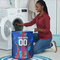 Personalized Les Grenadiers Haiti Football Laundry Basket Eagle Champions Trophy Heritage