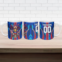 Personalized Les Grenadiers Haiti Football Ceramic Mug Eagle Champions Trophy Heritage