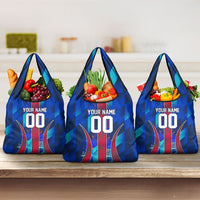 Personalized Les Grenadiers Haiti Football Grocery Bag Eagle Champions Trophy Heritage