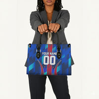 Personalized Les Grenadiers Haiti Football Leather Bag Eagle Champions Trophy Heritage