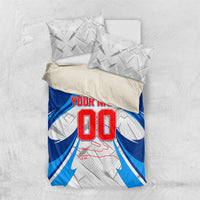 Personalized Haiti Football Champions Bedding Set World Soccer Winning Trophy 2026