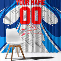 Personalized Haiti Football Champions Window Curtain World Soccer Winning Trophy 2026