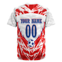 Custom Haiti Football Champions Rugby Jersey Haitian Soccer Fan - Tanbou Drums Tropical Flowers
