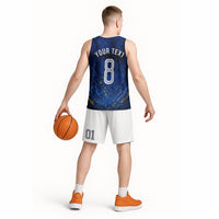 Personalized Sweden Football Lion Basketball Jersey Electric Lightning Mascot