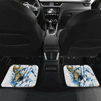 Personalized Argentina Football La Seleccion Car Mats Watercolor Splatter World Soccer Art