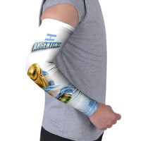 Personalized Argentina Football Champion Trophy Arm Sleeves Flag Soccer Fan Graphic