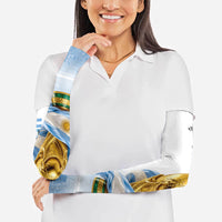 Personalized Argentina Football Champion Trophy Arm Sleeves Flag Soccer Fan Graphic