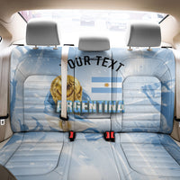 Personalized Argentina Football Champion Trophy Back Car Seat Cover Flag Soccer Fan Graphic