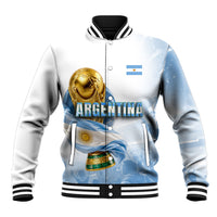 Personalized Argentina Football Champion Trophy Baseball Jacket Flag Soccer Fan Graphic