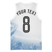 Personalized Argentina Football Champion Trophy Basketball Jersey Flag Soccer Fan Graphic