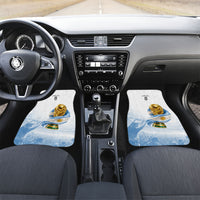 Personalized Argentina Football Champion Trophy Car Mats Flag Soccer Fan Graphic
