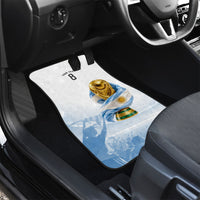 Personalized Argentina Football Champion Trophy Car Mats Flag Soccer Fan Graphic