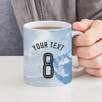 Personalized Argentina Football Champion Trophy Ceramic Mug Flag Soccer Fan Graphic