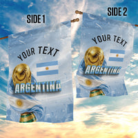 Personalized Argentina Football Champion Trophy Garden Flag Flag Soccer Fan Graphic