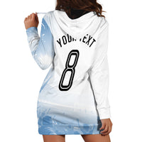 Personalized Argentina Football Champion Trophy Hoodie Dress Flag Soccer Fan Graphic