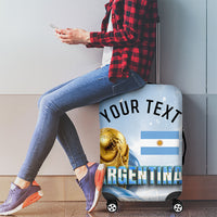 Personalized Argentina Football Champion Trophy Luggage Cover Flag Soccer Fan Graphic
