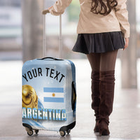 Personalized Argentina Football Champion Trophy Luggage Cover Flag Soccer Fan Graphic