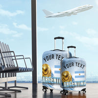 Personalized Argentina Football Champion Trophy Luggage Cover Flag Soccer Fan Graphic