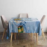 Personalized Argentina Football Champion Trophy Tablecloth Flag Soccer Fan Graphic