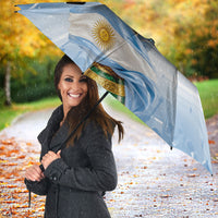 Personalized Argentina Football Champion Trophy Umbrella Flag Soccer Fan Graphic