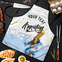 Personalized Argentina Football Apron Soccer Trophy Celebration Flag Graphic