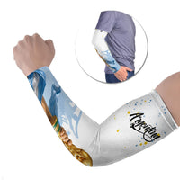 Personalized Argentina Football Arm Sleeves Soccer Trophy Celebration Flag Graphic
