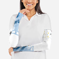 Personalized Argentina Football Arm Sleeves Soccer Trophy Celebration Flag Graphic