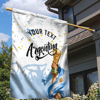 Personalized Argentina Football Garden Flag Soccer Trophy Celebration Flag Graphic