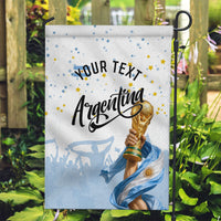 Personalized Argentina Football Garden Flag Soccer Trophy Celebration Flag Graphic
