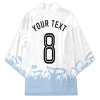 Personalized Argentina Football Kimono Soccer Trophy Celebration Flag Graphic