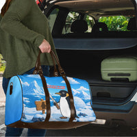 Flight Was Never An Option Funny Penguin With Knife Travel Bag Animal Meme Humor Comic Graphic