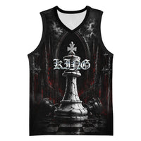 King Chess Piece Basketball Jersey Dark Gothic Fantasy Board Game Art
