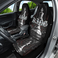 King Chess Piece Car Seat Cover Dark Gothic Fantasy Board Game Art