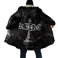 King Chess Piece Cloak Dark Gothic Fantasy Board Game Art