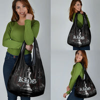 King Chess Piece Grocery Bag Dark Gothic Fantasy Board Game Art