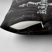 King Chess Piece Pillow Cover Dark Gothic Fantasy Board Game Art