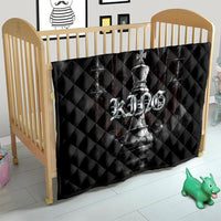 King Chess Piece Quilt Dark Gothic Fantasy Board Game Art