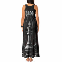 King Chess Piece Tank Maxi Dress Dark Gothic Fantasy Board Game Art