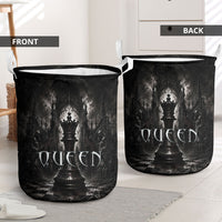 Chess Queen Laundry Basket Strategic Board Game Gothic Dark Fantasy
