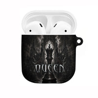 Chess Queen AirPods Case Strategic Board Game Gothic Dark Fantasy