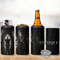 Chess Queen 4 in 1 Can Cooler Tumbler Strategic Board Game Gothic Dark Fantasy
