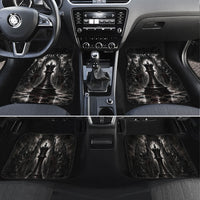 Chess Queen Car Mats Strategic Board Game Gothic Dark Fantasy
