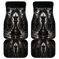 Chess Queen Car Mats Strategic Board Game Gothic Dark Fantasy