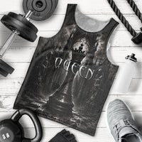 Chess Queen Men Tank Top Strategic Board Game Gothic Dark Fantasy