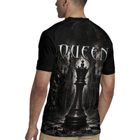 Chess Queen Rugby Jersey Strategic Board Game Gothic Dark Fantasy