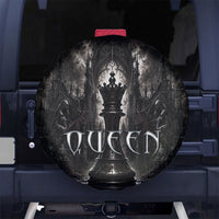 Chess Queen Spare Tire Cover Strategic Board Game Gothic Dark Fantasy