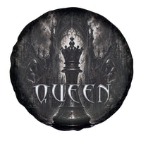 Chess Queen Spare Tire Cover Strategic Board Game Gothic Dark Fantasy